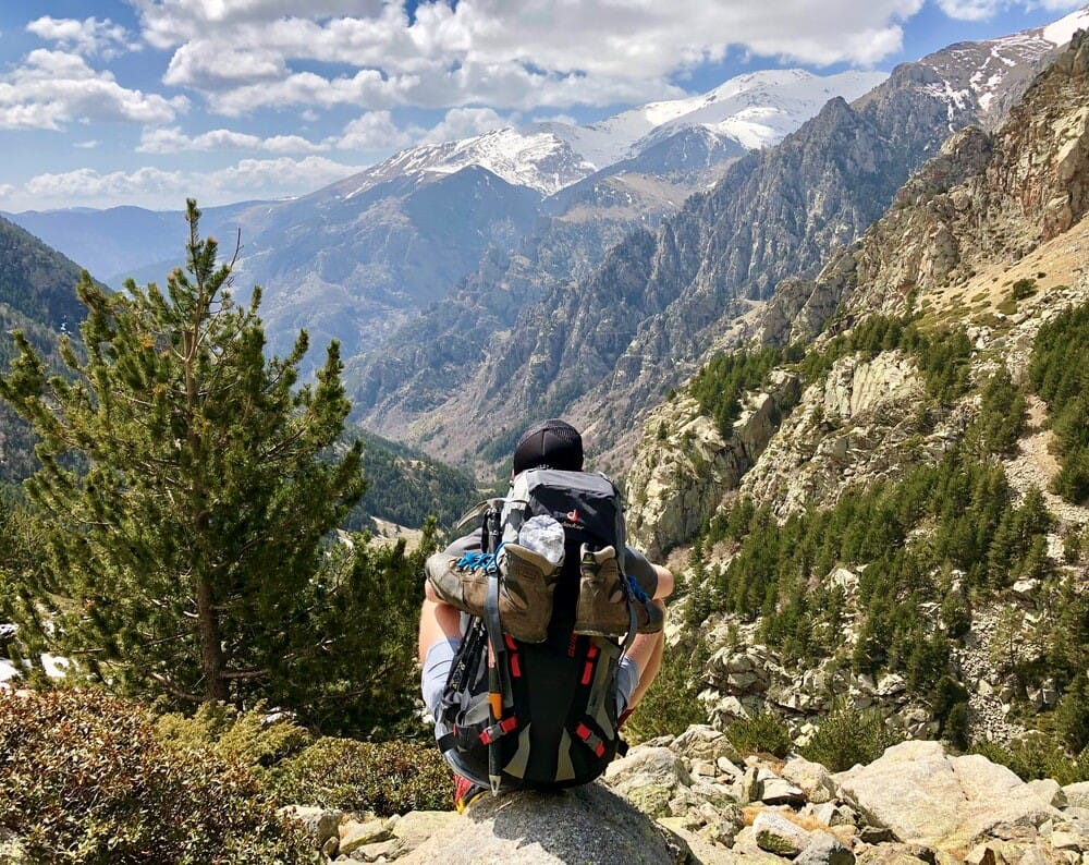 Male Hiker Admiring View