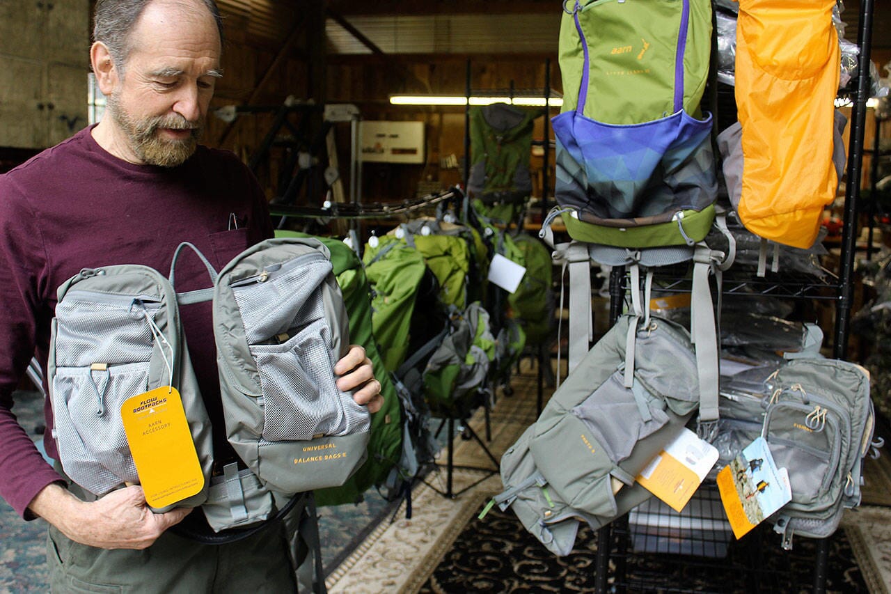 Light Hiking Gear warehouse on Whidbey Island 2